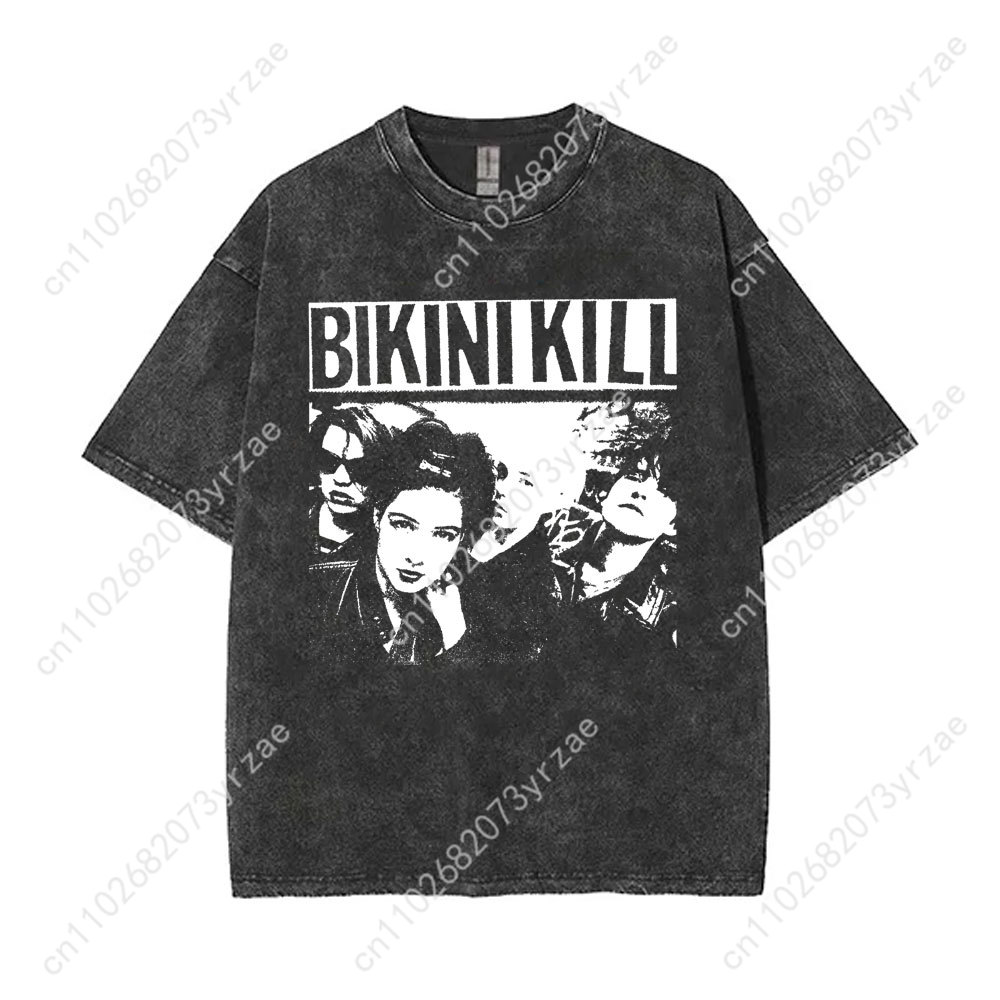 Bikini Kill Retro Wash Tshirt  - Linen Shirt Breathable recensione e prezzo