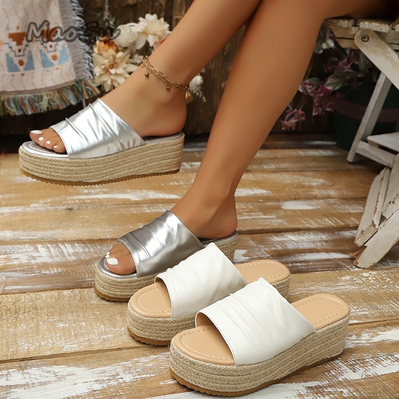 Women's Ruched Espadrille Wedg - Espadrille Slip On recensione e prezzo