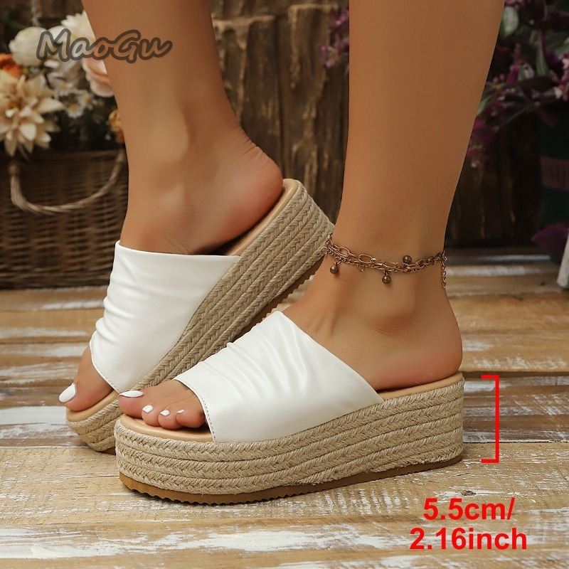 Women's Ruched Espadrille Wedg - Espadrille Slip On recensione e prezzo