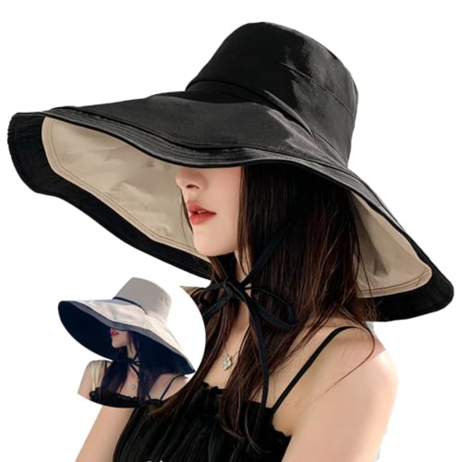 Extra Wide-Brim Sun Hats Women - Packable Hat Nylon recensione e prezzo