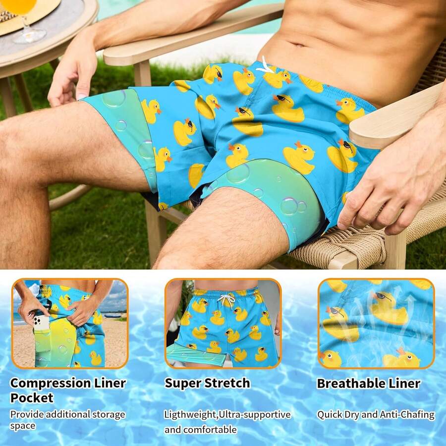 Mens Quick Dry Swim Trunks Wit - Swim Trunk Quick Dry recensione e prezzo