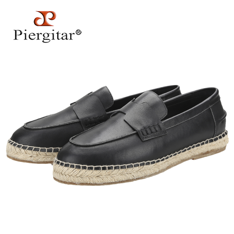Piegitar Black Genuine Leather - Espadrille Slip On recensione e prezzo