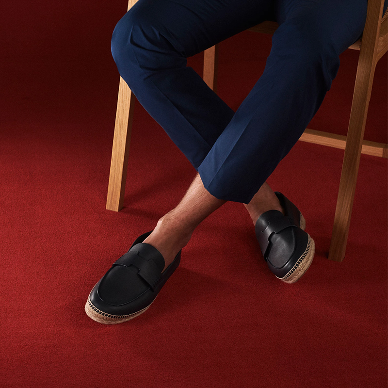 Piegitar Black Genuine Leather - Espadrille Slip On recensione e prezzo
