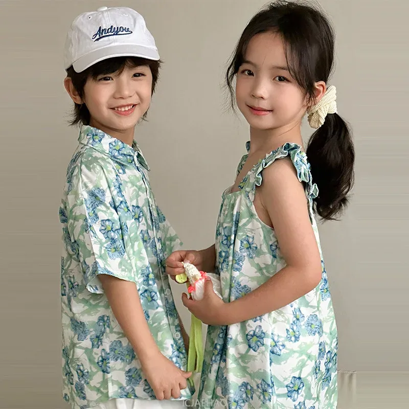 Look Boys Shirts Korean Childr - Resort Shirt Floral recensione e prezzo