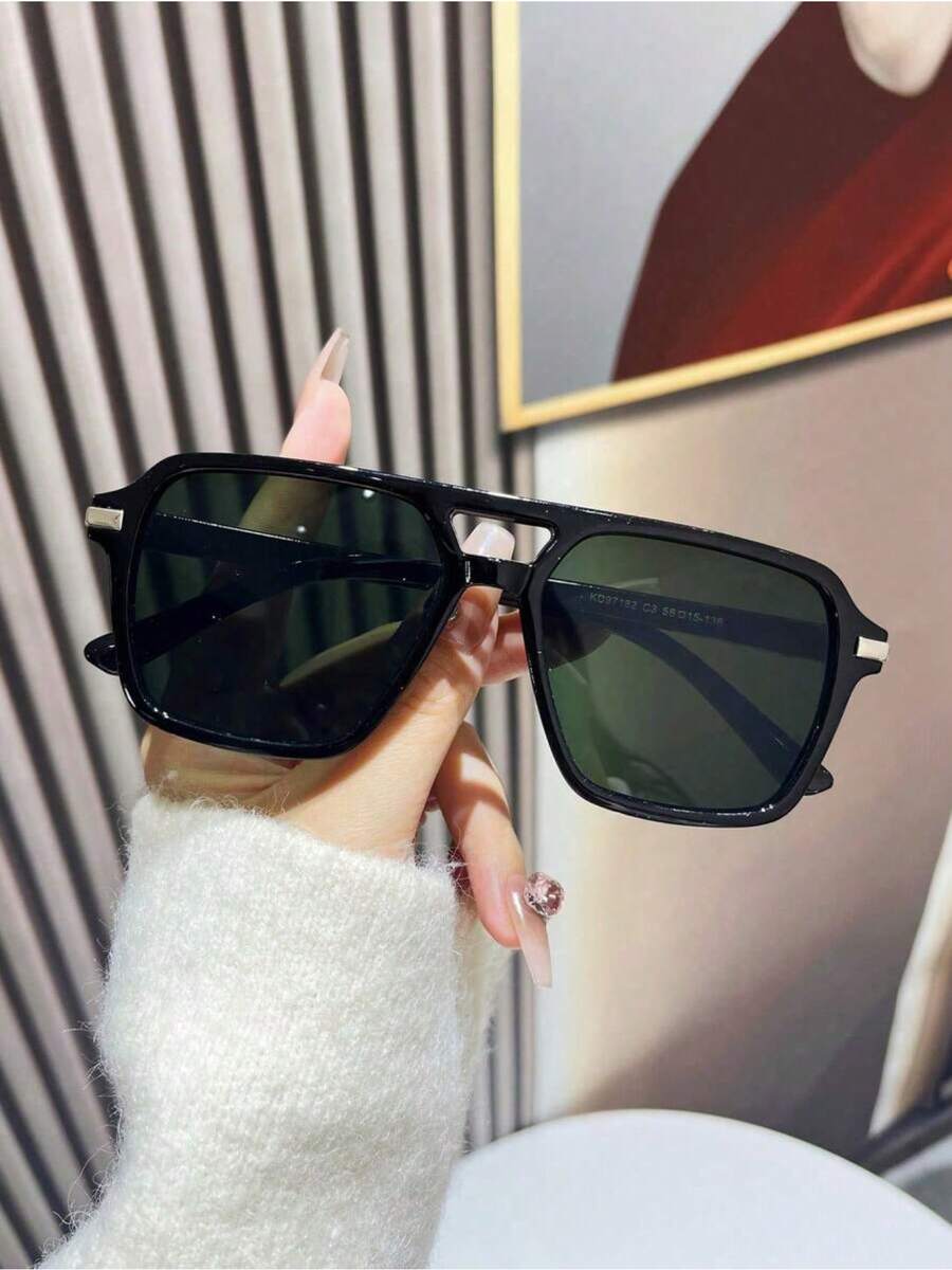 Fashion Double Bridge Aviator  - Sunglasses Aviator Polarized recensione e prezzo