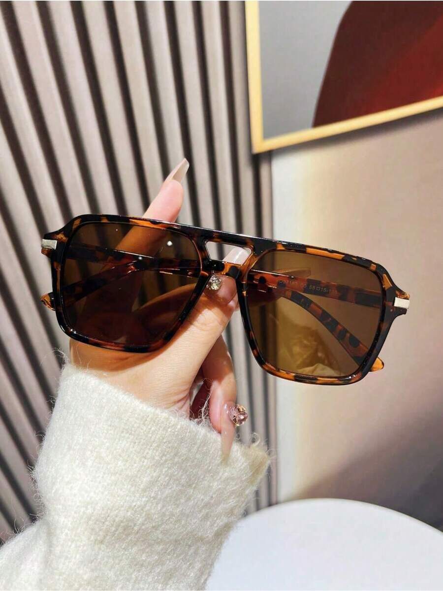 Fashion Double Bridge Aviator  - Sunglasses Aviator Polarized recensione e prezzo