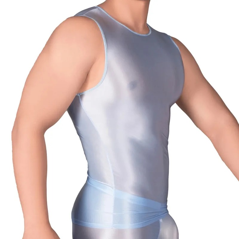 Solid Color Men's Slim Smooth  - Tank Top Muscle recensione e prezzo