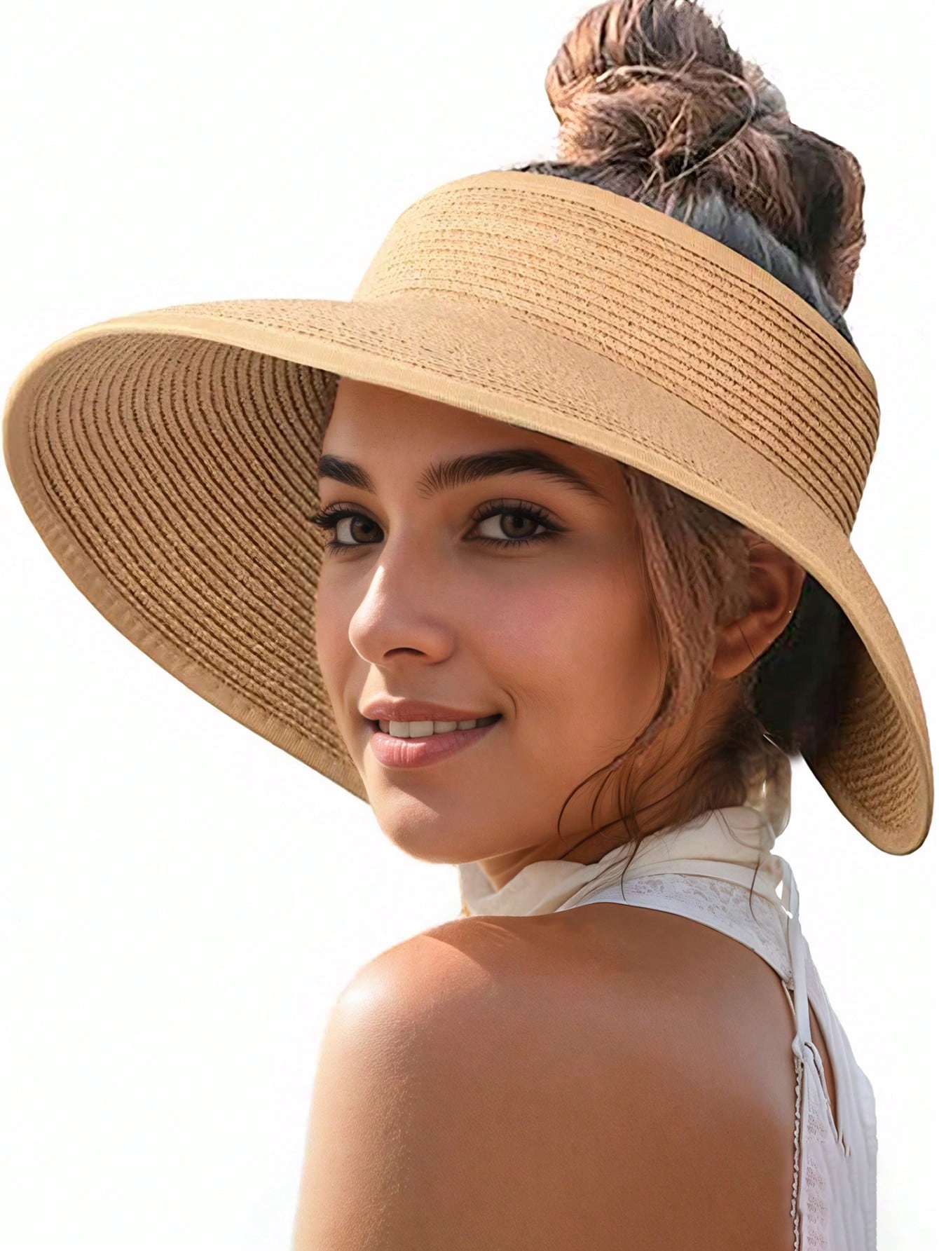 Sun Visor Hats For Women Wide  - Packable Hat Nylon recensione e prezzo