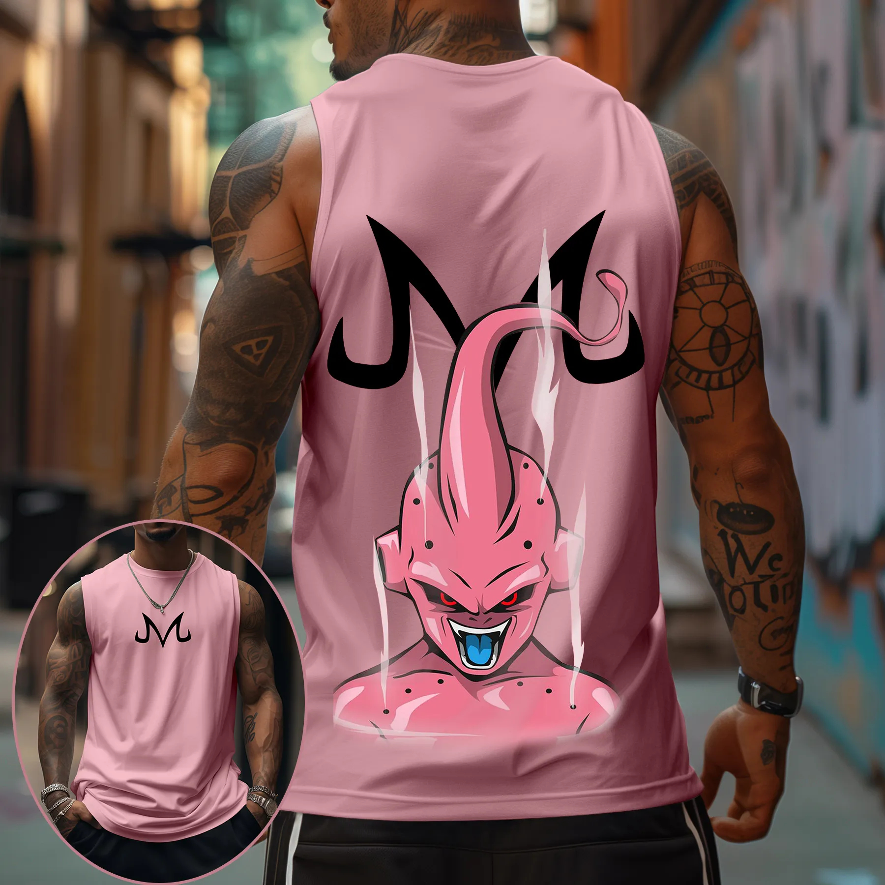 Majin Buu Dragon Ball Anime Pr - Tank Top Muscle recensione e prezzo