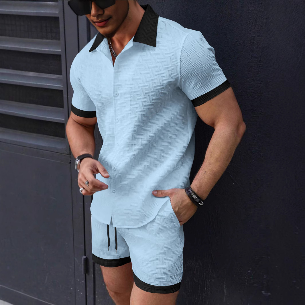 Matching Sets Trend Men Suit   - Short Linen Drawstring recensione e prezzo