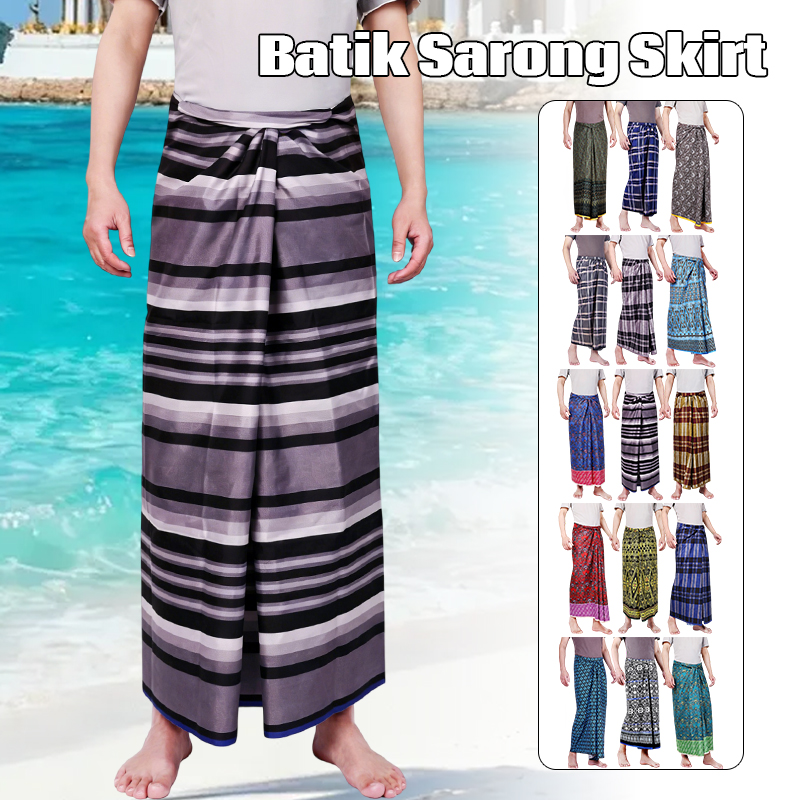 Men Women Batik Sarong Skirt E - Sarong Men Wrap recensione e prezzo