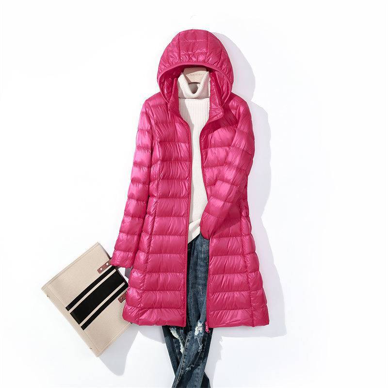 Women Long Puffer Jackets 2024 - Packable Hat Nylon recensione e prezzo
