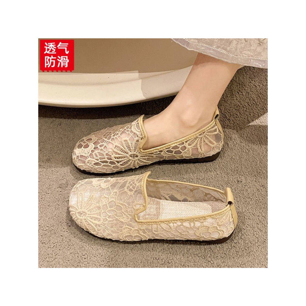 Chic Lace Mesh Hollow Out Espa - Espadrille Slip On recensione e prezzo