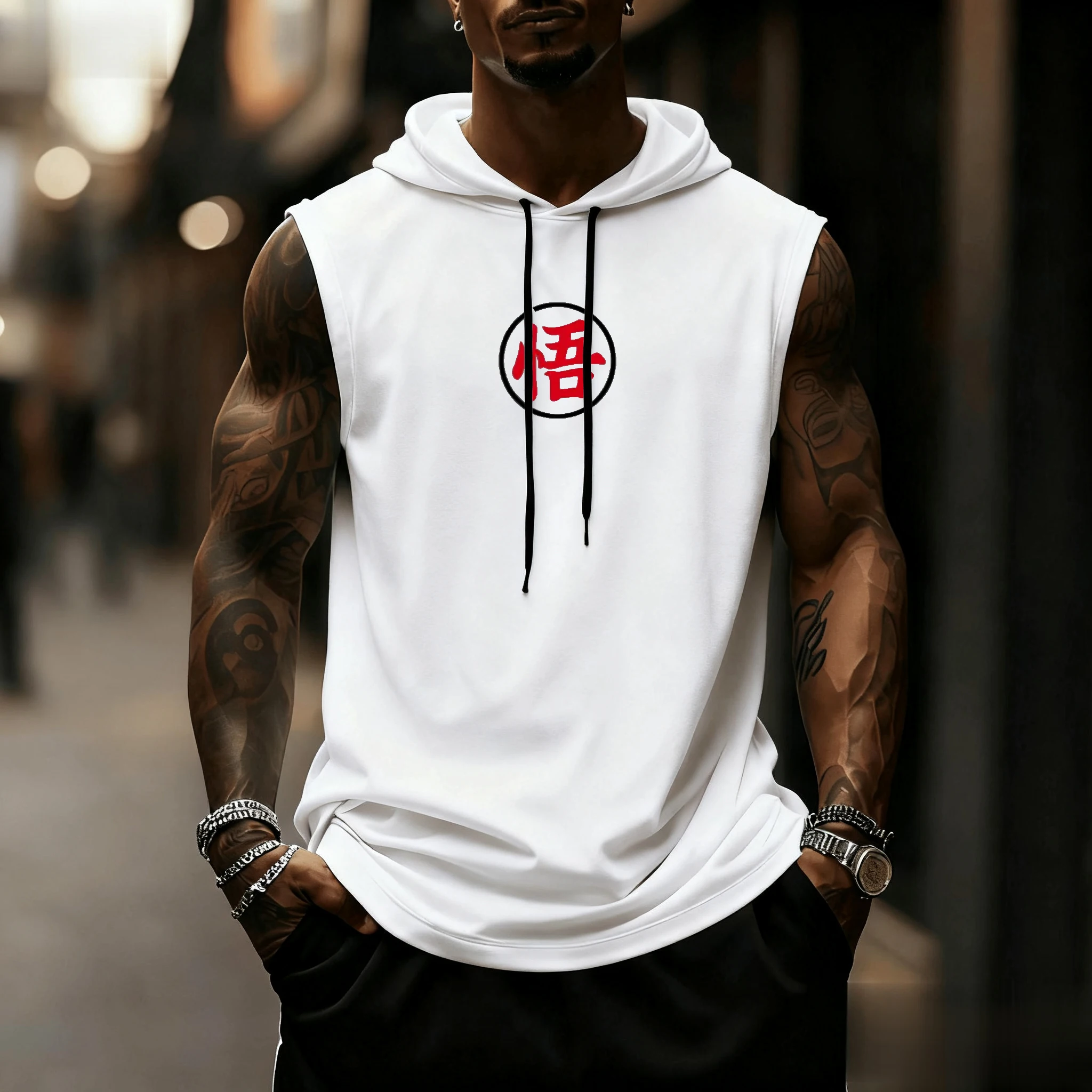 Dragon Ball Goku Anime Men Tan - Tank Top Muscle recensione e prezzo
