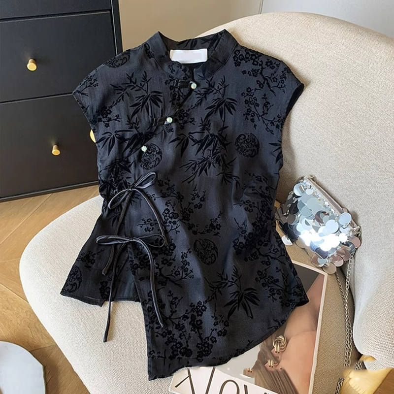 Retro Thin Shirt New Chinese S - Shirt Camp Collar recensione e prezzo