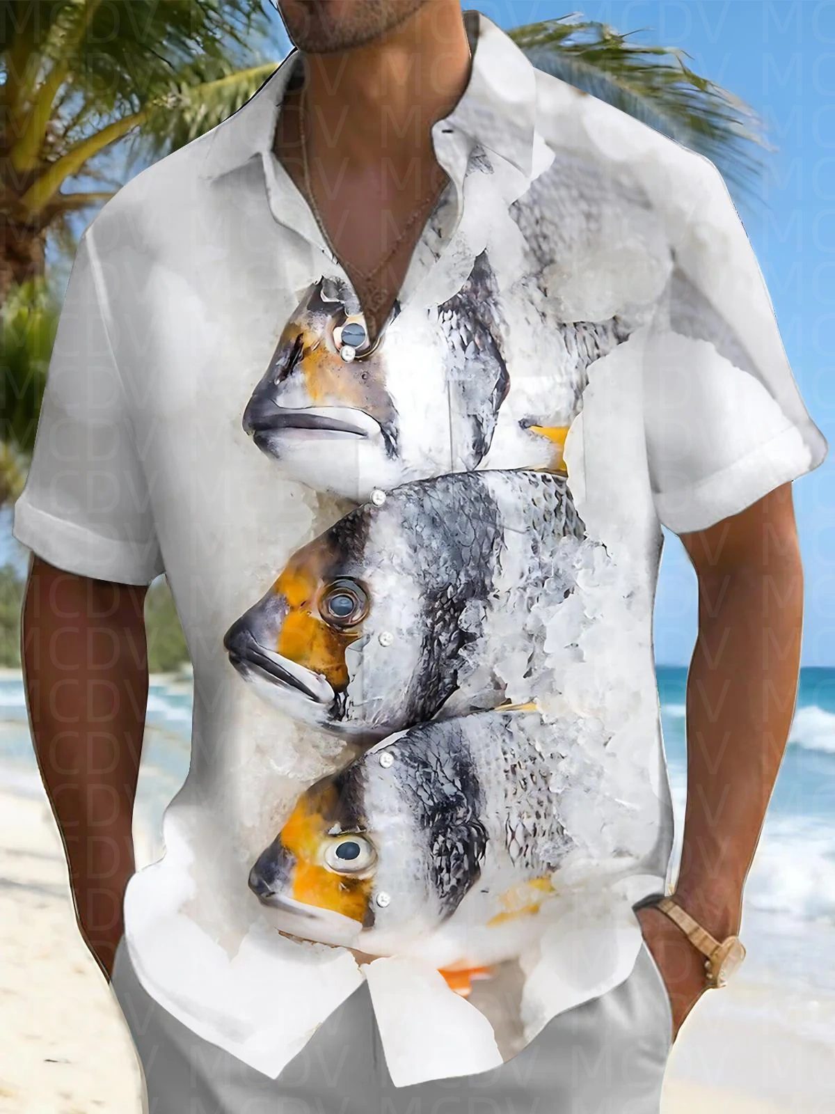 Bird Pattern Men's Hawaiian Sh - Shirt Camp Collar recensione e prezzo