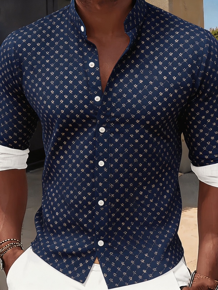 Mens Stylish Slim Fit Shirt Na - Resort Shirt Floral recensione e prezzo