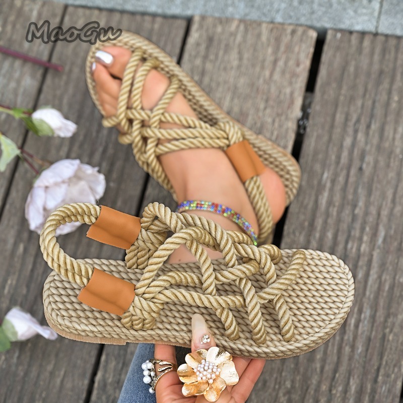 Women's Braided Rope Flat Sand - Espadrille Slip On recensione e prezzo