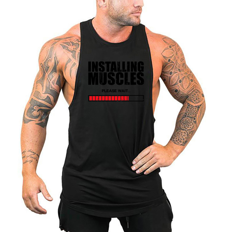 Installing Muscles Please Wait - Tank Top Muscle recensione e prezzo