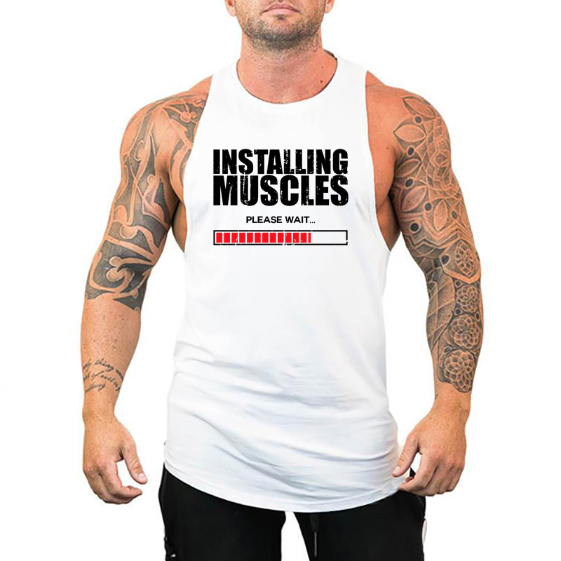 Installing Muscles Please Wait - Tank Top Muscle recensione e prezzo