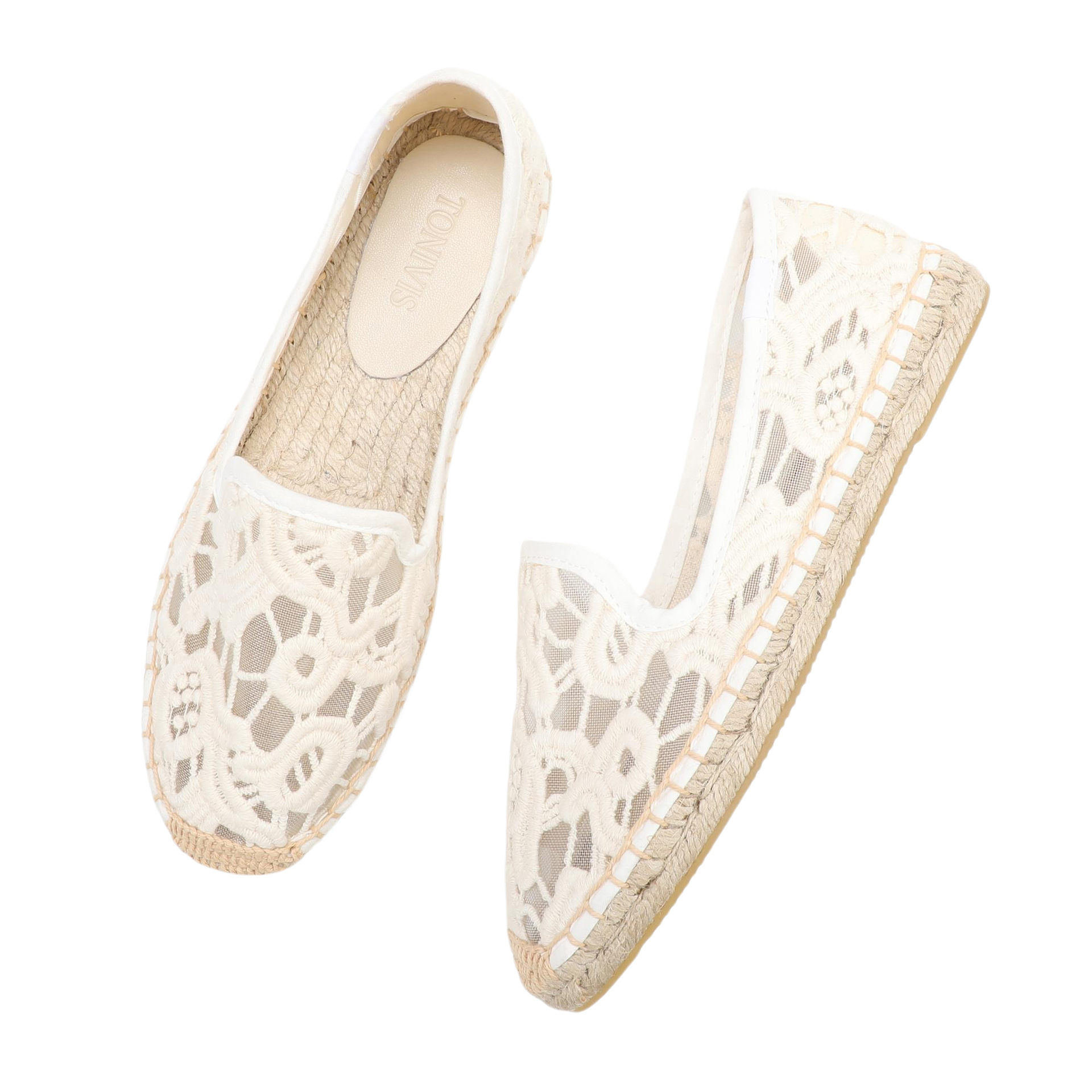 Women Lace Espadrilles Flats S - Espadrille Slip On recensione e prezzo