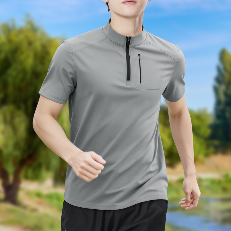 Men's Half-Zip High-Stretch Qu - Shirt Camp Collar recensione e prezzo