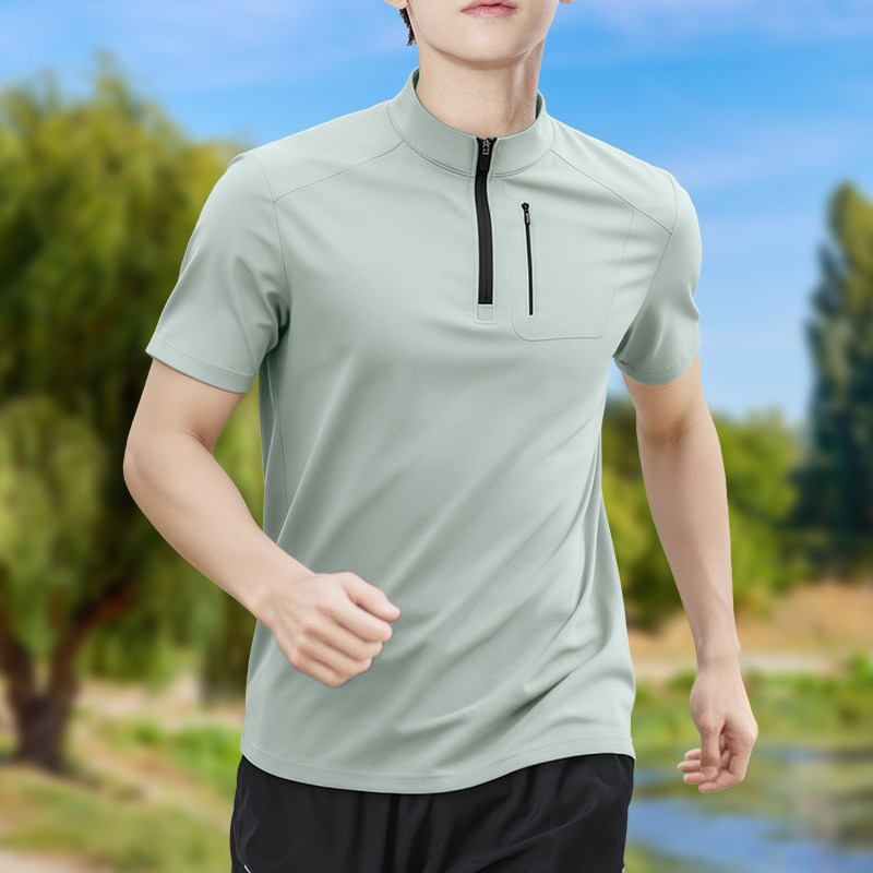 Men's Half-Zip High-Stretch Qu - Shirt Camp Collar recensione e prezzo