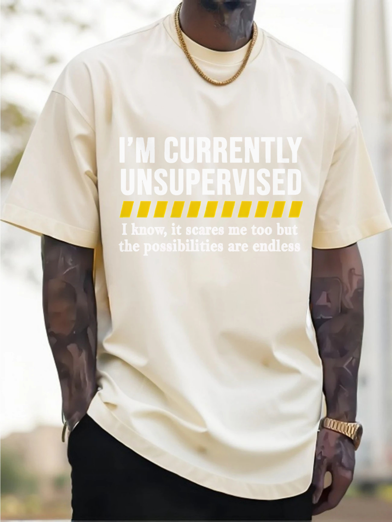 New Men's Casual Cotton T-Shir - Tee Graphic Print recensione e prezzo