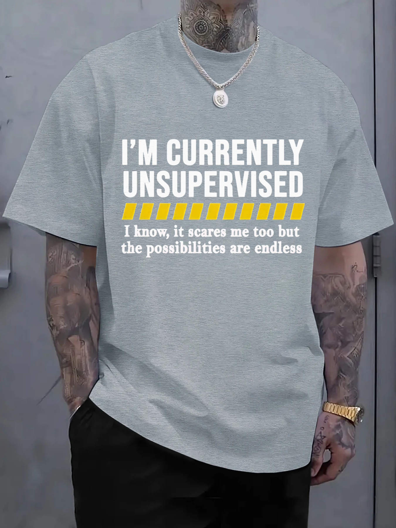New Men's Casual Cotton T-Shir - Tee Graphic Print recensione e prezzo