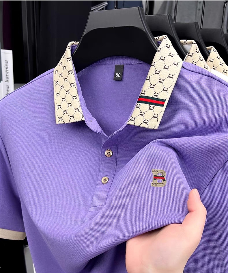Luxury brand B letter embossed - Polo Shirt Pique recensione e prezzo