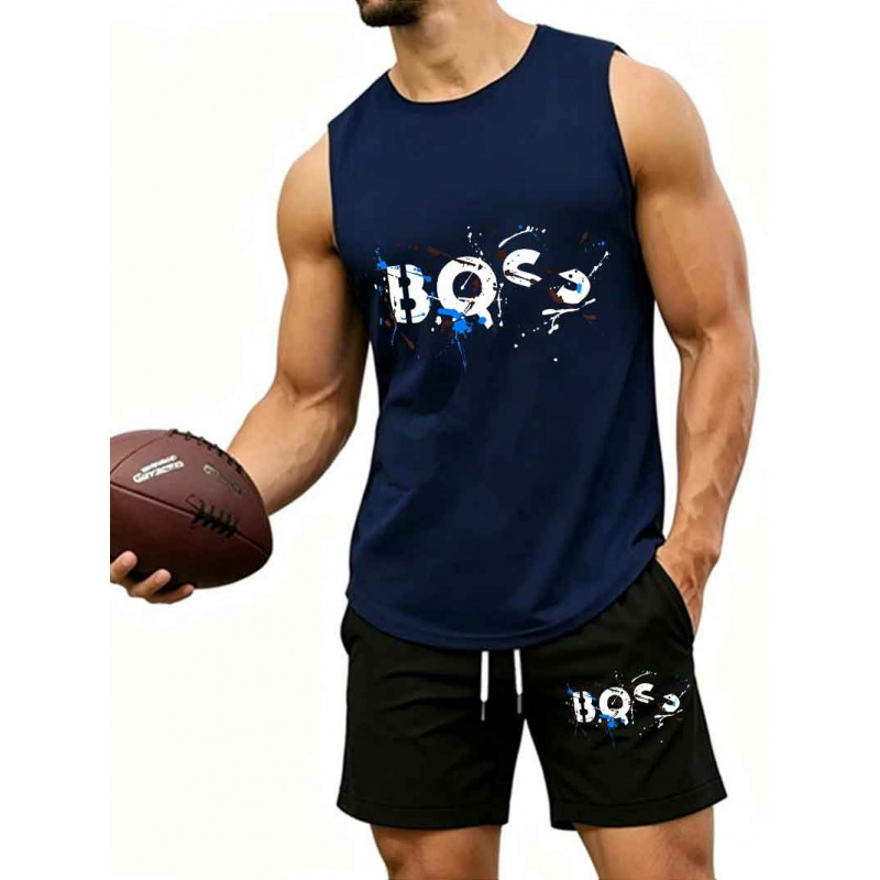 Men's  Graffiti Letter Print 2 - Tank Top Muscle recensione e prezzo