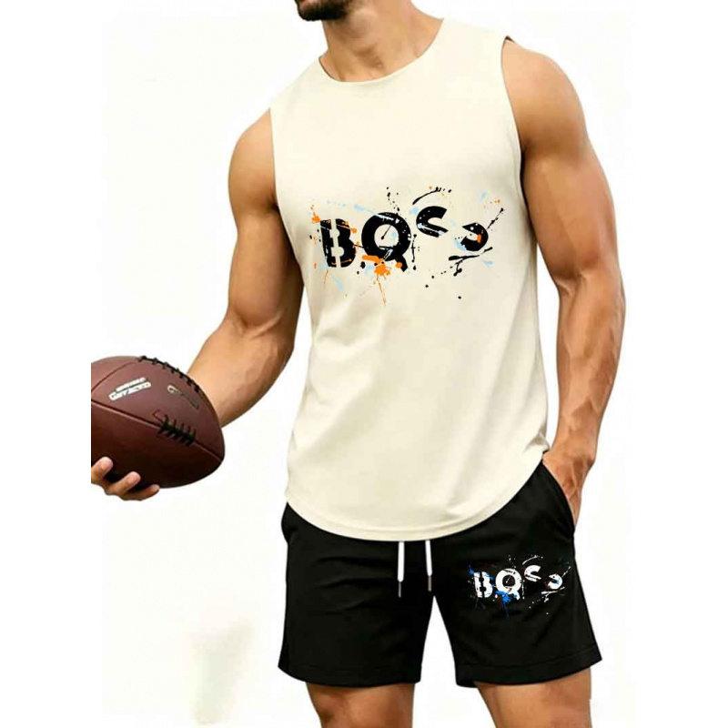 Men's  Graffiti Letter Print 2 - Tank Top Muscle recensione e prezzo