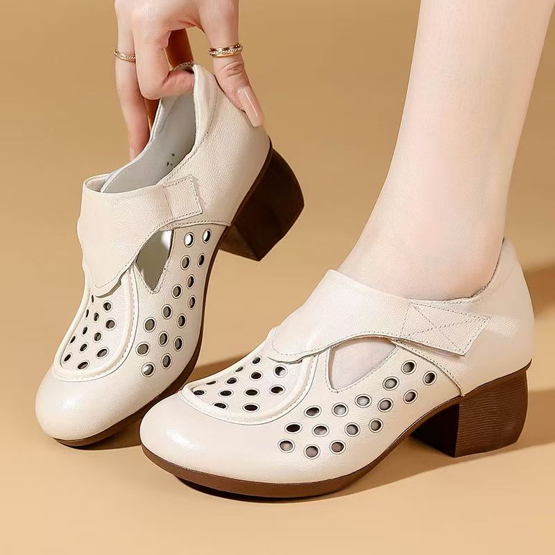 Women's Summer New Leather Hol - Casual Sandal Leather recensione e prezzo