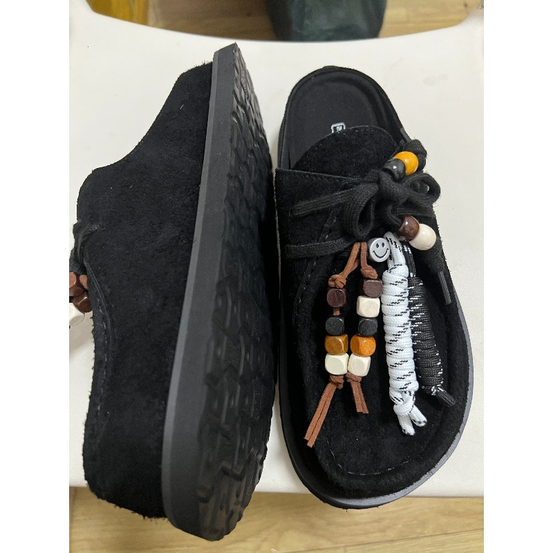Women Men Clogs Cow Suede Leat - Flip Flop Leather Men recensione e prezzo