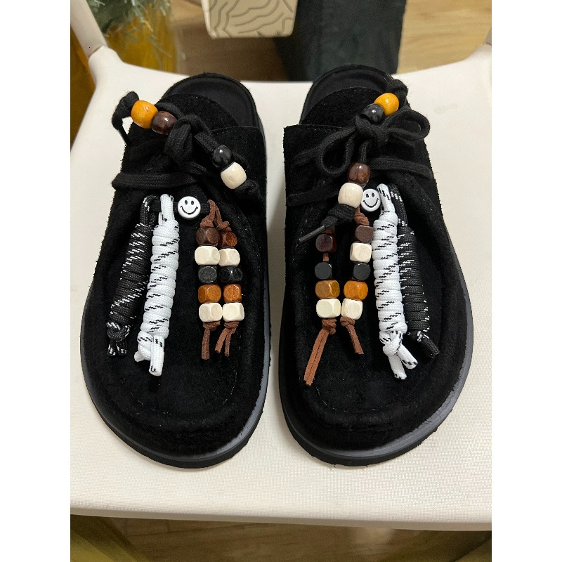 Women Men Clogs Cow Suede Leat - Flip Flop Leather Men recensione e prezzo