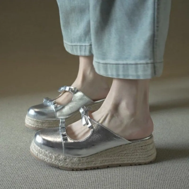 Metallic Mary Jane Mules for W - Espadrille Slip On recensione e prezzo