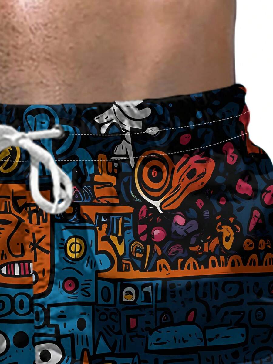 Mens Beach Shorts 3D Digital P - Swim Trunk Quick Dry recensione e prezzo