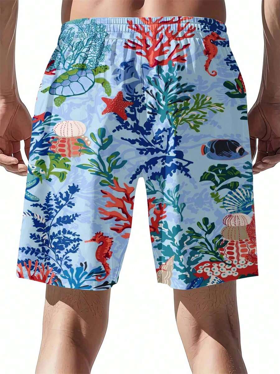 Mens Ocean Life Print Swim Tru - Swim Trunk Quick Dry recensione e prezzo
