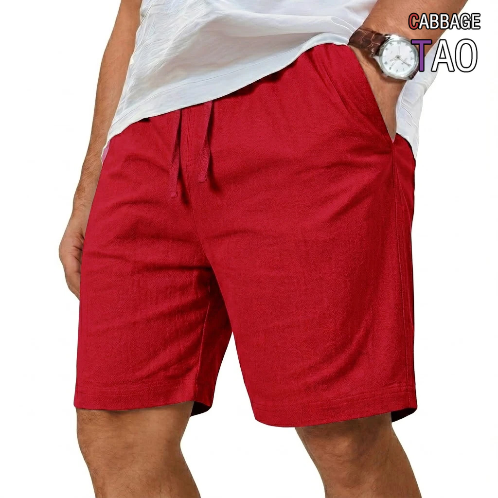 Oversized Cotton Linen Shorts  - Short Linen Drawstring recensione e prezzo