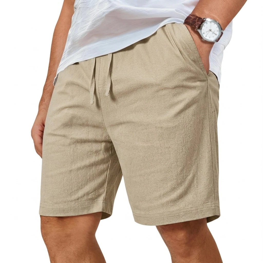 Oversized Cotton Linen Shorts  - Short Linen Drawstring recensione e prezzo