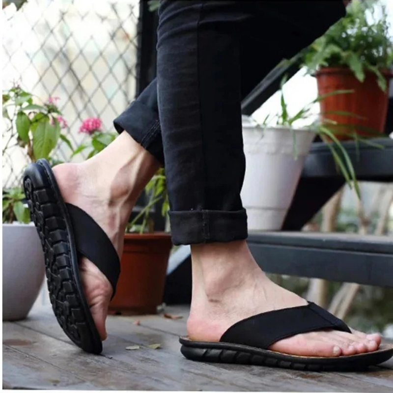 Roma Retro Man Slipper Solid C - Flip Flop Leather Men recensione e prezzo