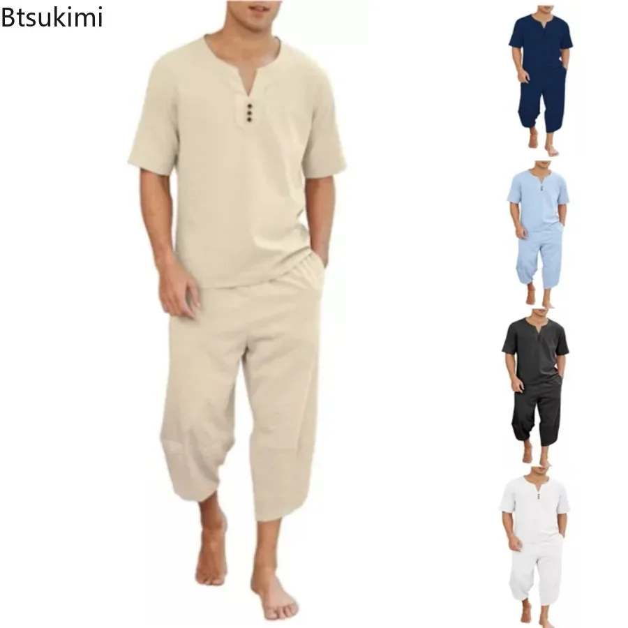 2026 Men's Hip Hop Cotton Line - Short Linen Drawstring recensione e prezzo