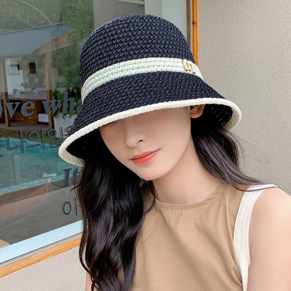 Elegant Bow Fisherman Hat Fold - Bucket Hat Straw recensione e prezzo