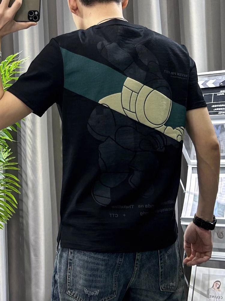 Male Tees Shirts White Linen T - Short Linen Drawstring recensione e prezzo