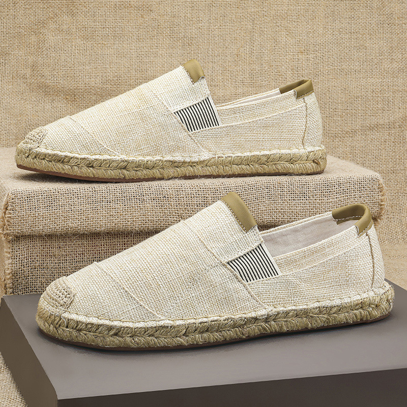 2025New Men Linen Casual Shoes - Espadrille Slip On recensione e prezzo