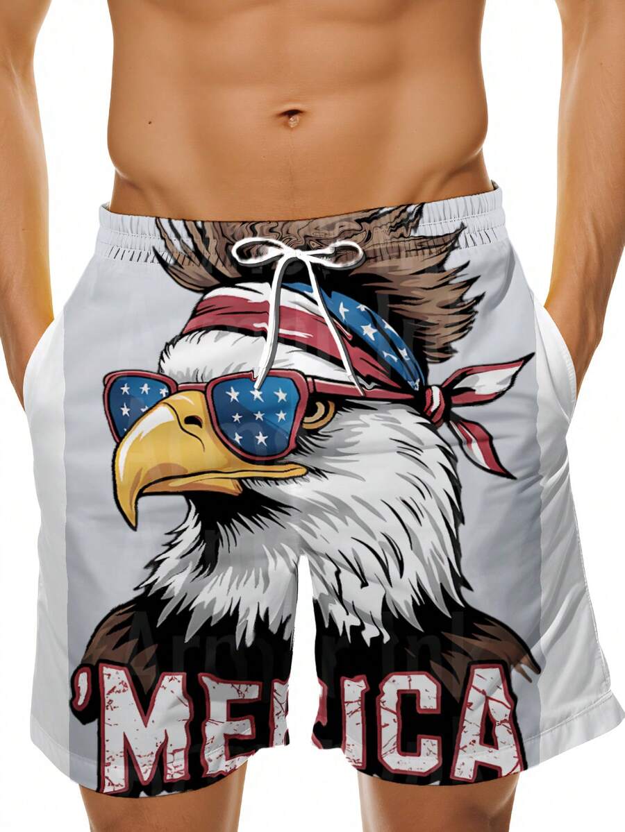 Patriotic Mens Swim Trunks Wit - Swim Trunk Quick Dry recensione e prezzo