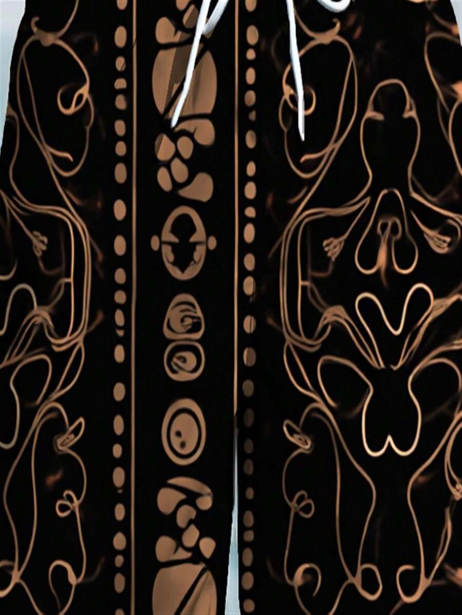 Mens Abstract Geometric Print  - Swim Trunk Quick Dry recensione e prezzo