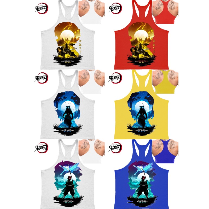 (Demon Slayer) GYM Mens Tank T - Tank Top Muscle recensione e prezzo