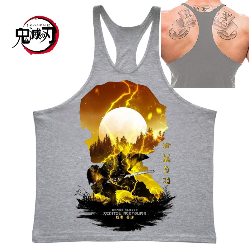 (Demon Slayer) GYM Mens Tank T - Tank Top Muscle recensione e prezzo