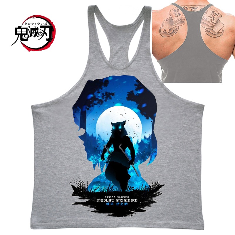 (Demon Slayer) GYM Mens Tank T - Tank Top Muscle recensione e prezzo